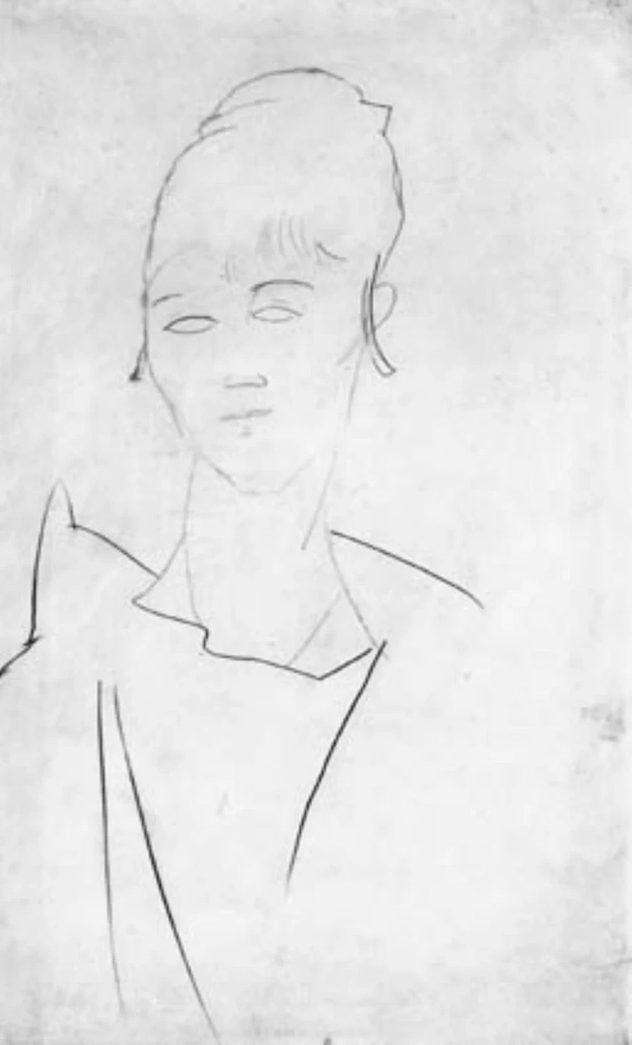Amedeo Modigliani - 245, Ritratto di Gabrielle Souenne, Statens Museum for Kunst